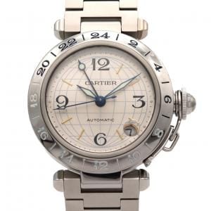カルティエ パシャC GMT W31029M7 SS 自動巻