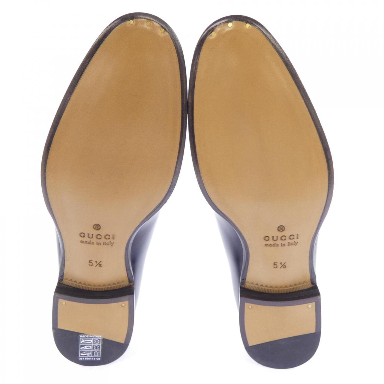 グッチ GUCCI スタッズホースビットローファー 851395 シューズ