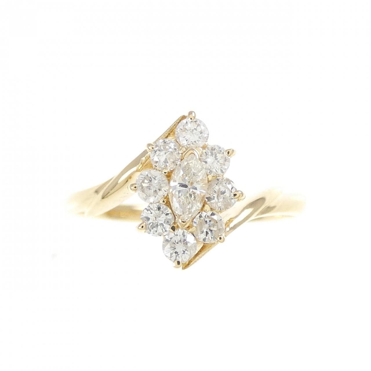 K18YG ダイヤモンド リング 0.30CT