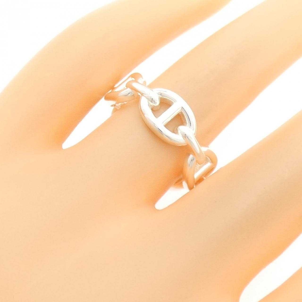 HERMES Chène d'Angle Anchenée Ring