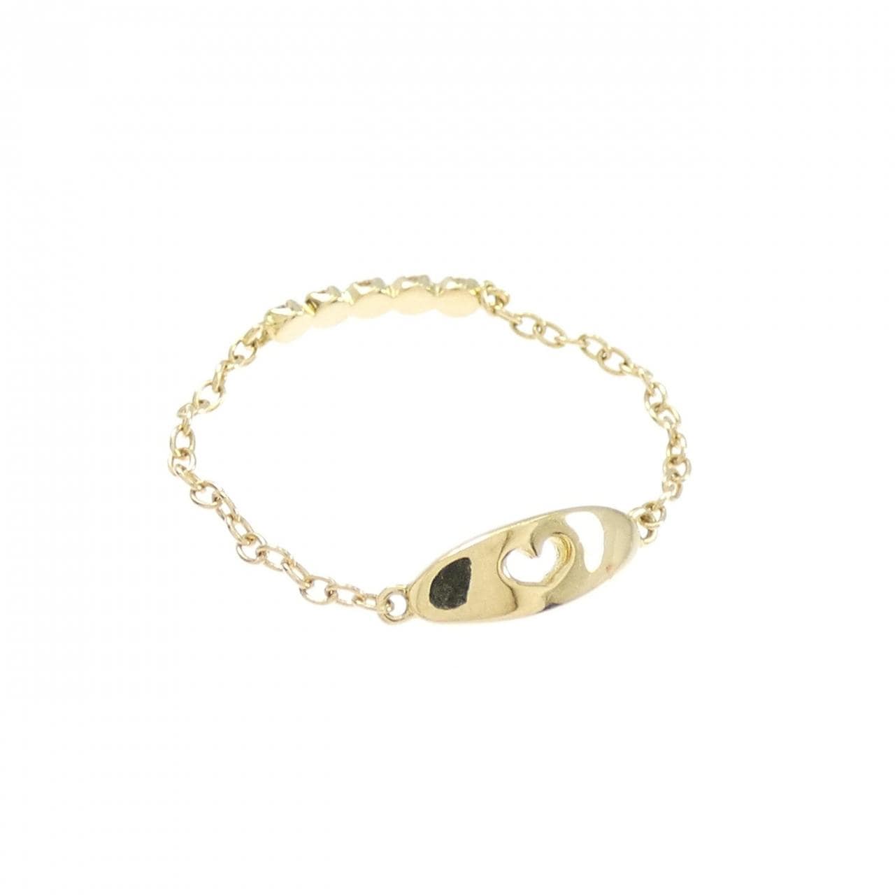 K18YG ダイヤモンド リング 0.03CT