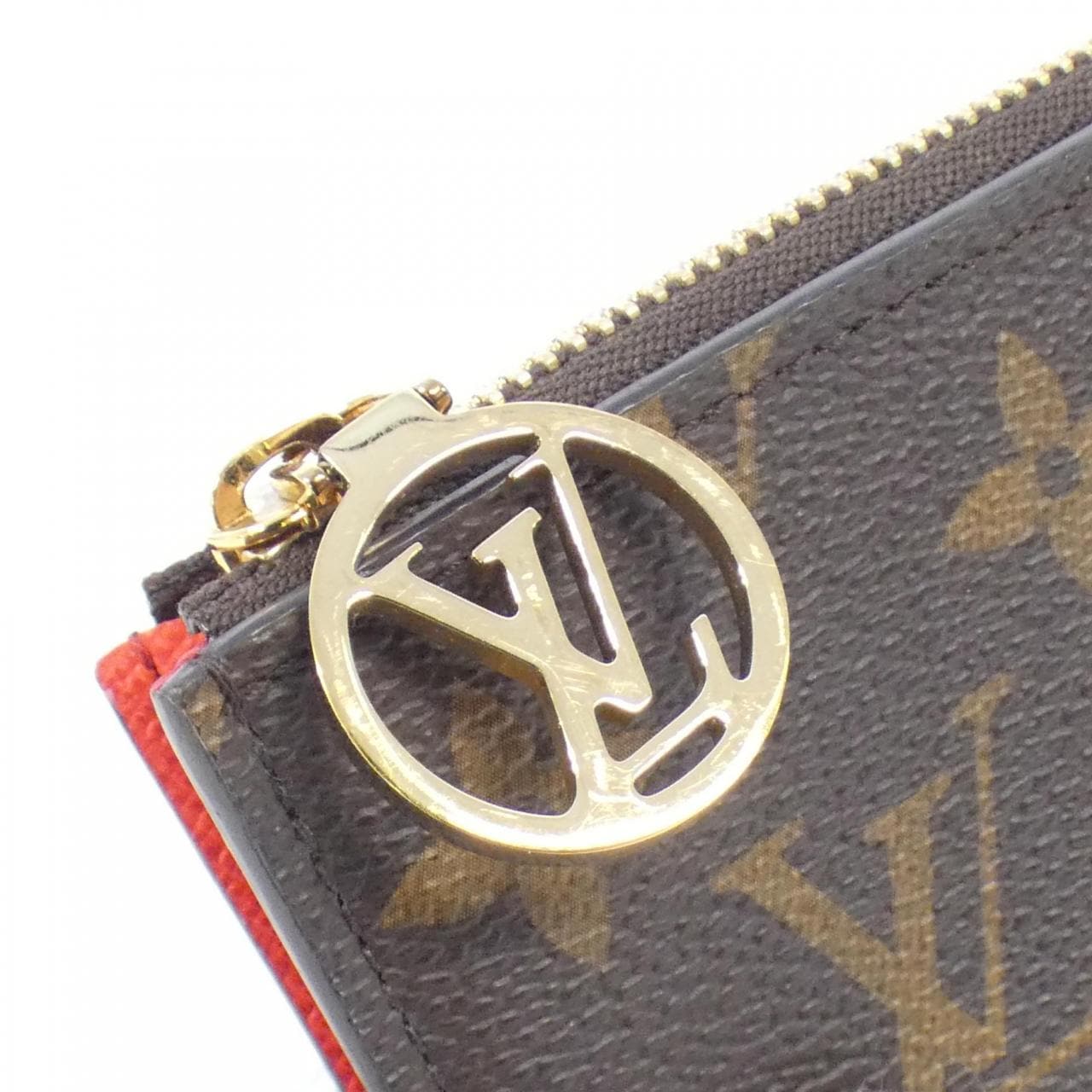 LOUIS VUITTON Monogram Porte Carte Romy M81881 Coin & Card Case