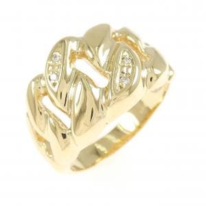 K18YG ダイヤモンド リング 0.02CT