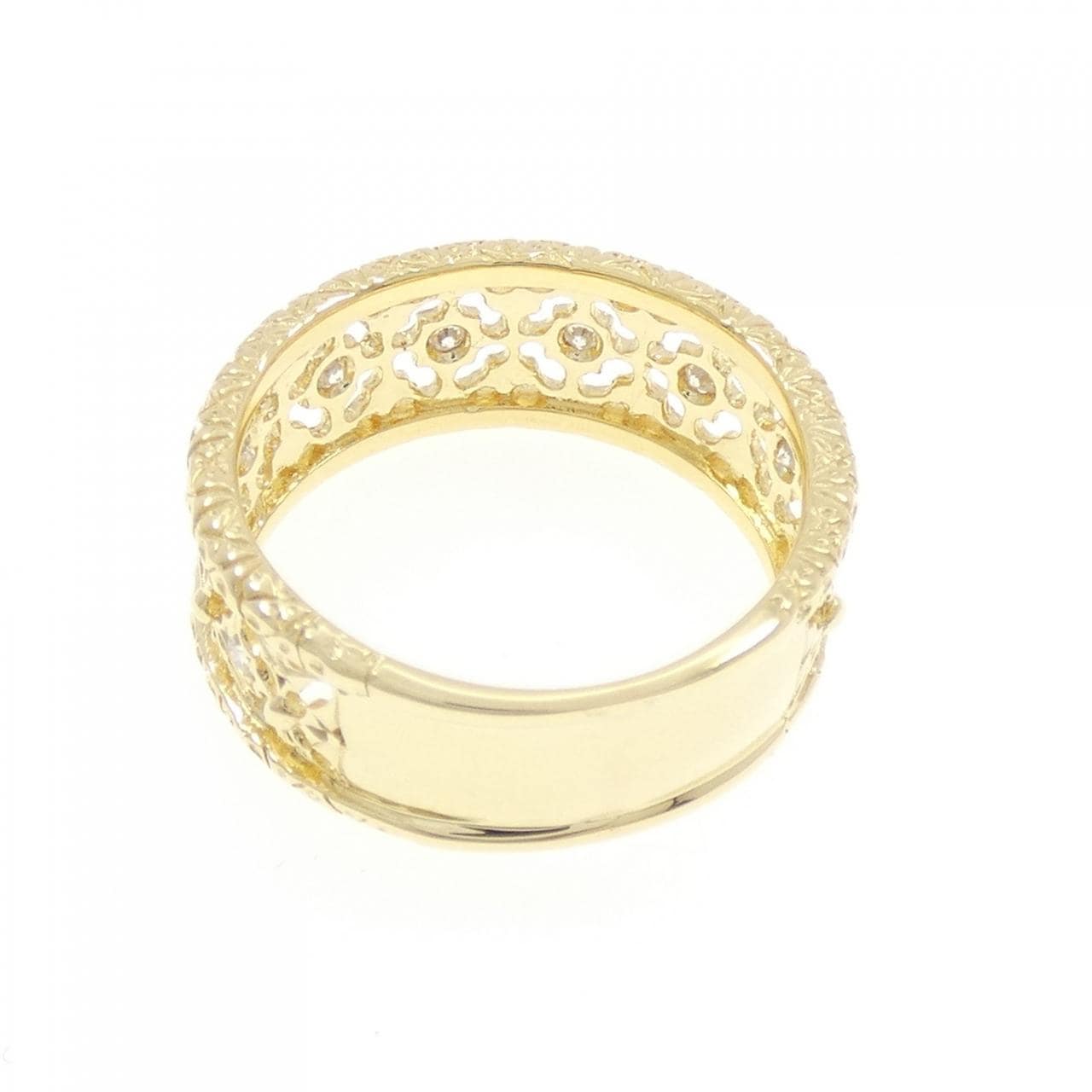 K18YG ダイヤモンド リング 0.10CT