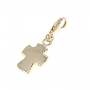 750YG クロス チャーム