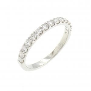 【新品】PT ハーフエタニティ ダイヤモンド リング 0.50CT