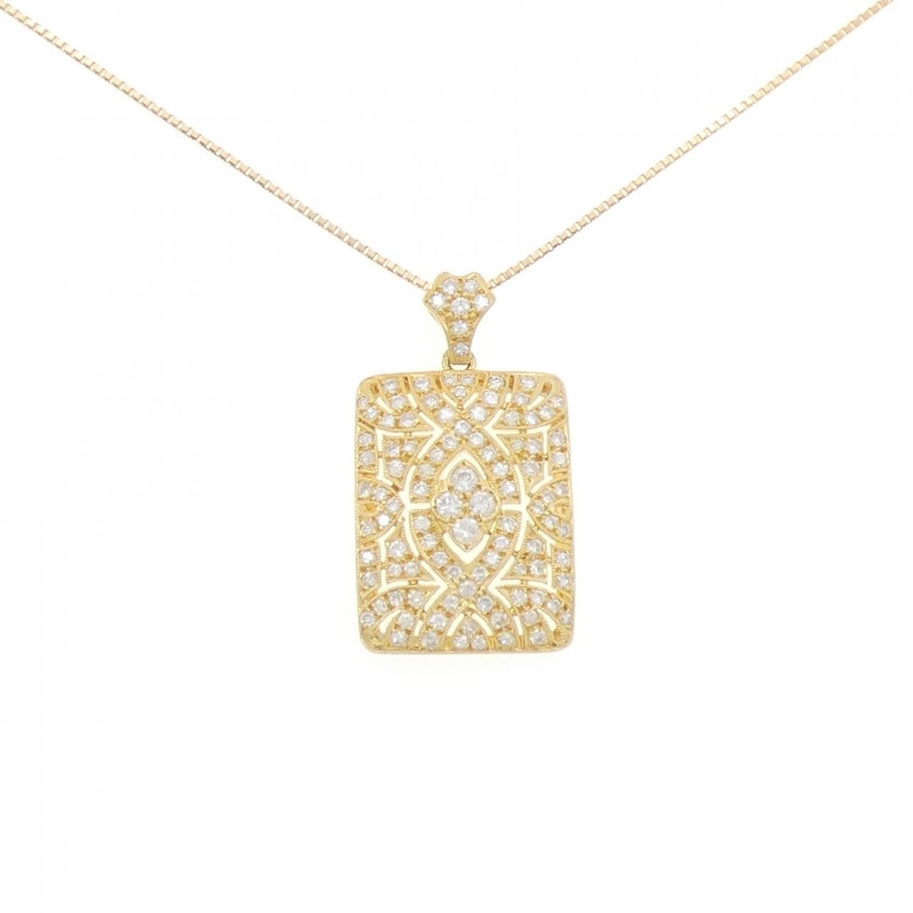 K18YG ダイヤモンド ネックレス 1.57CT