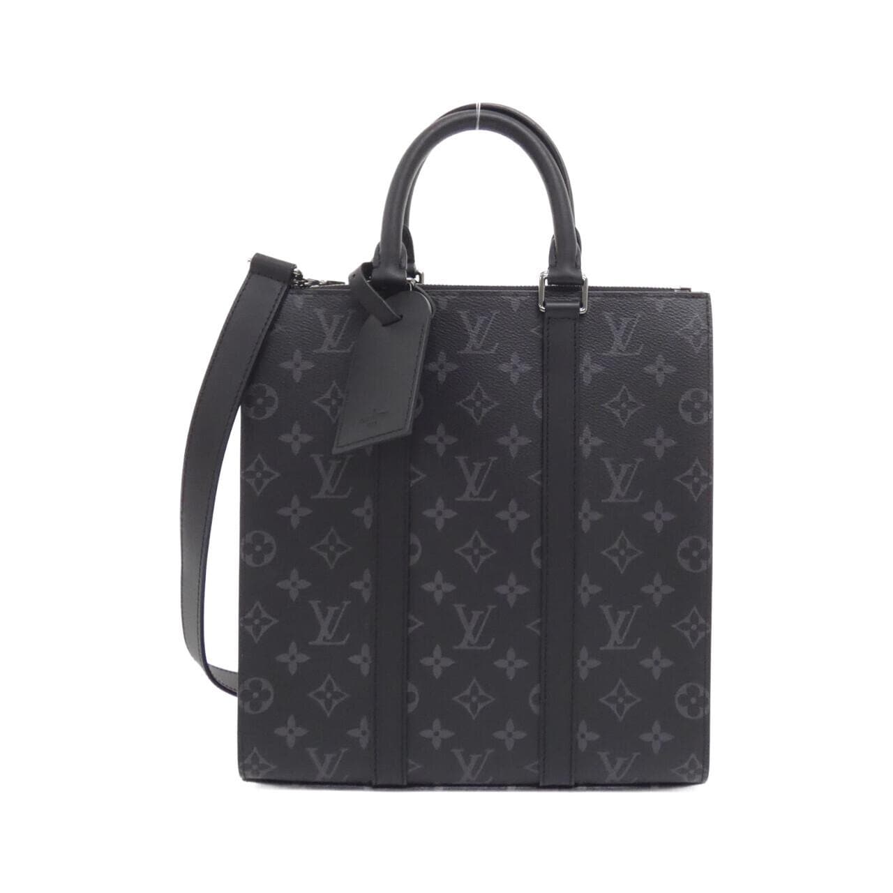 LOUIS VUITTON Monogram Eclipse Sac Plat Cross M46098 Bag
