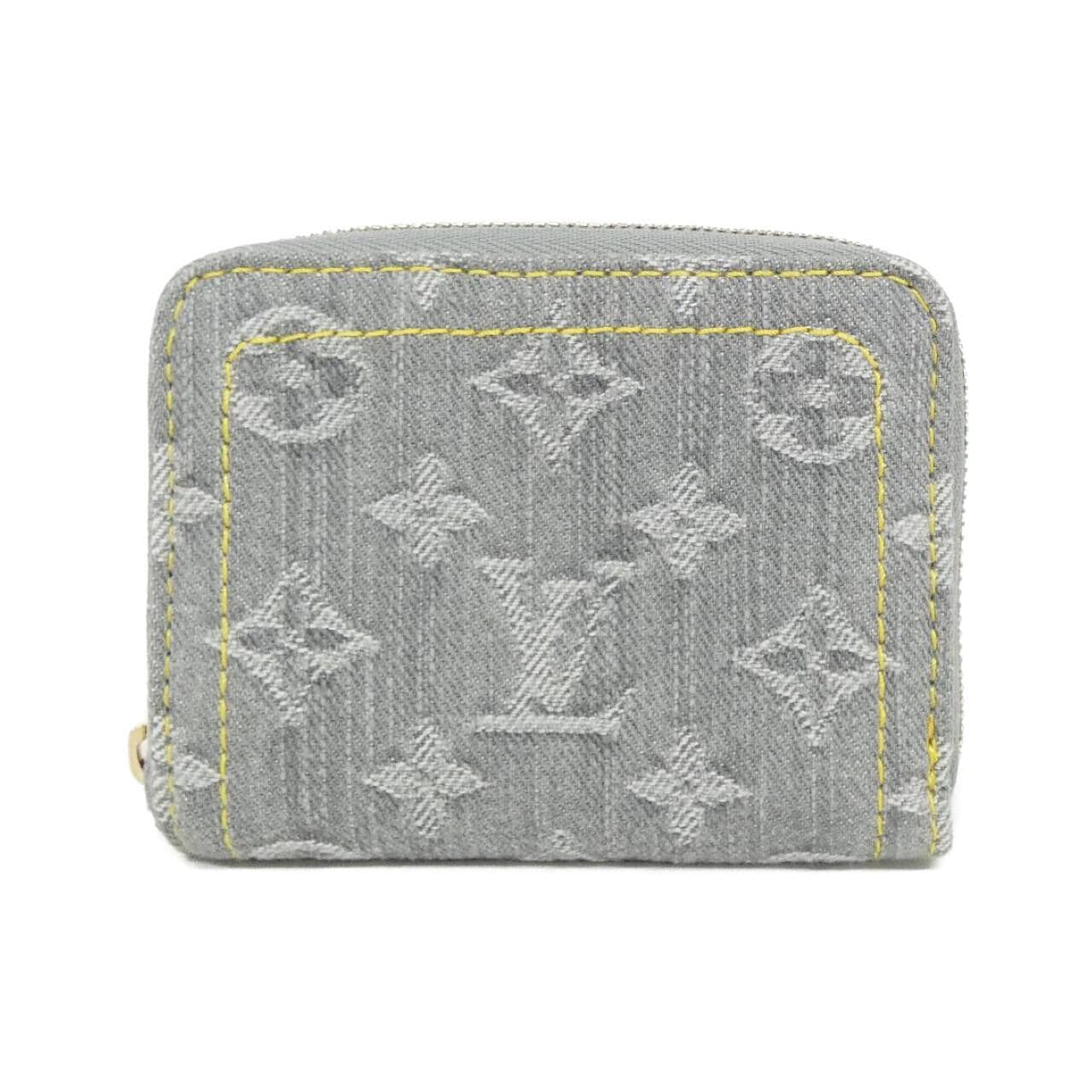 LOUIS VUITTON Monogram Denim Zippy Coin Purse M14277 INCASE