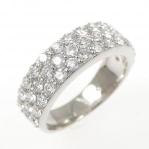 PT900 パヴェ ダイヤモンド リング 1.00CT