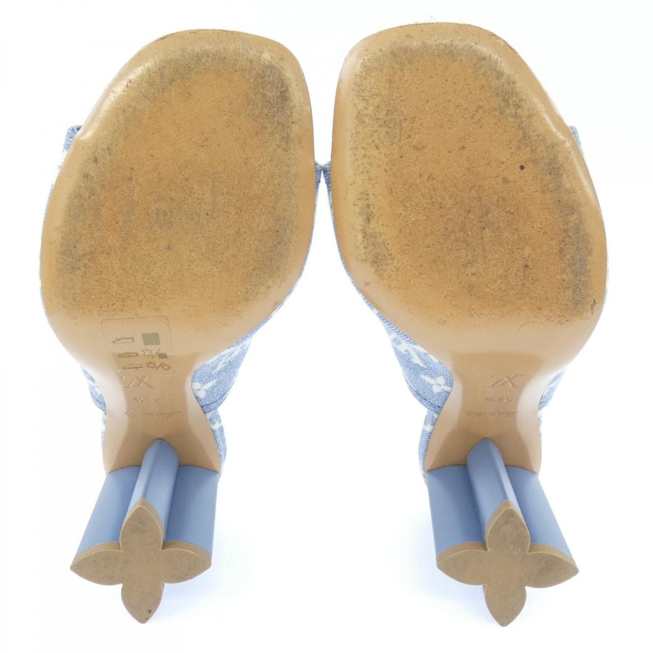 ルイヴィトン LOUIS VUITTON モノグラムデニム シルエットラインミュール サンダル