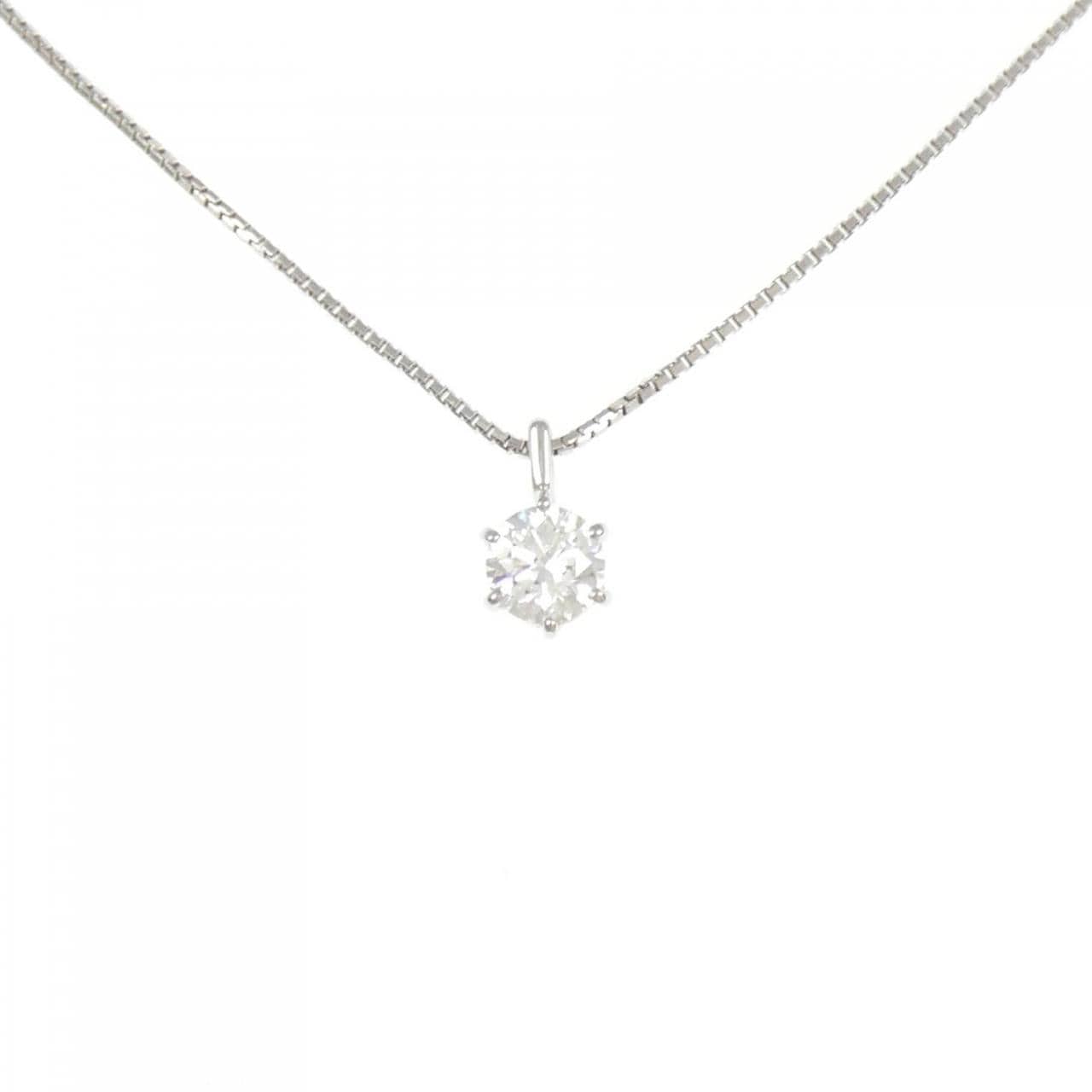 PT Solitaire Diamond Necklace 0.581CT