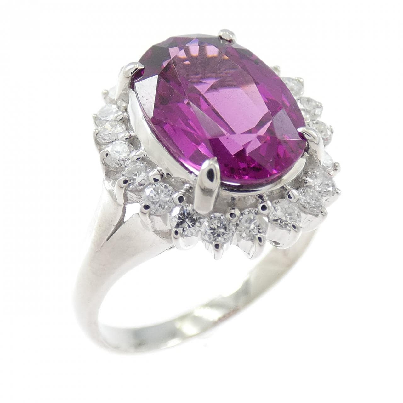 PT900 ガーネット リング 3.46CT