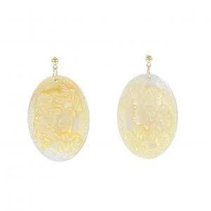 [BRAND NEW] K18YG mother of pearl earrings