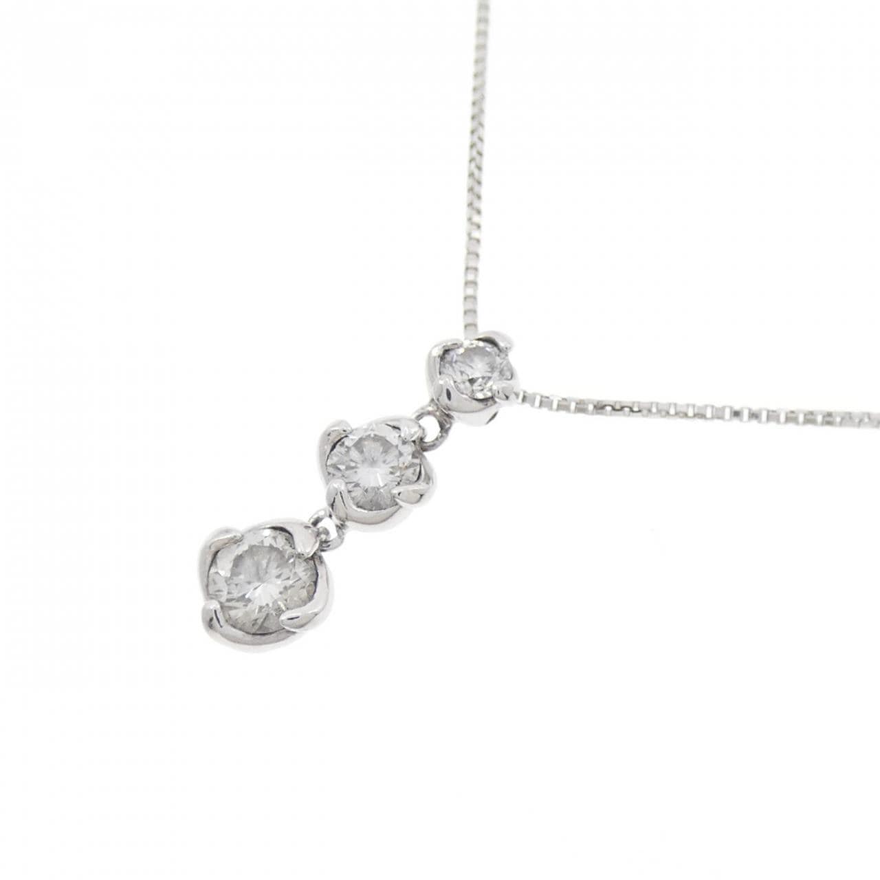 PT900/PT850 ダイヤモンド ネックレス 0.38CT