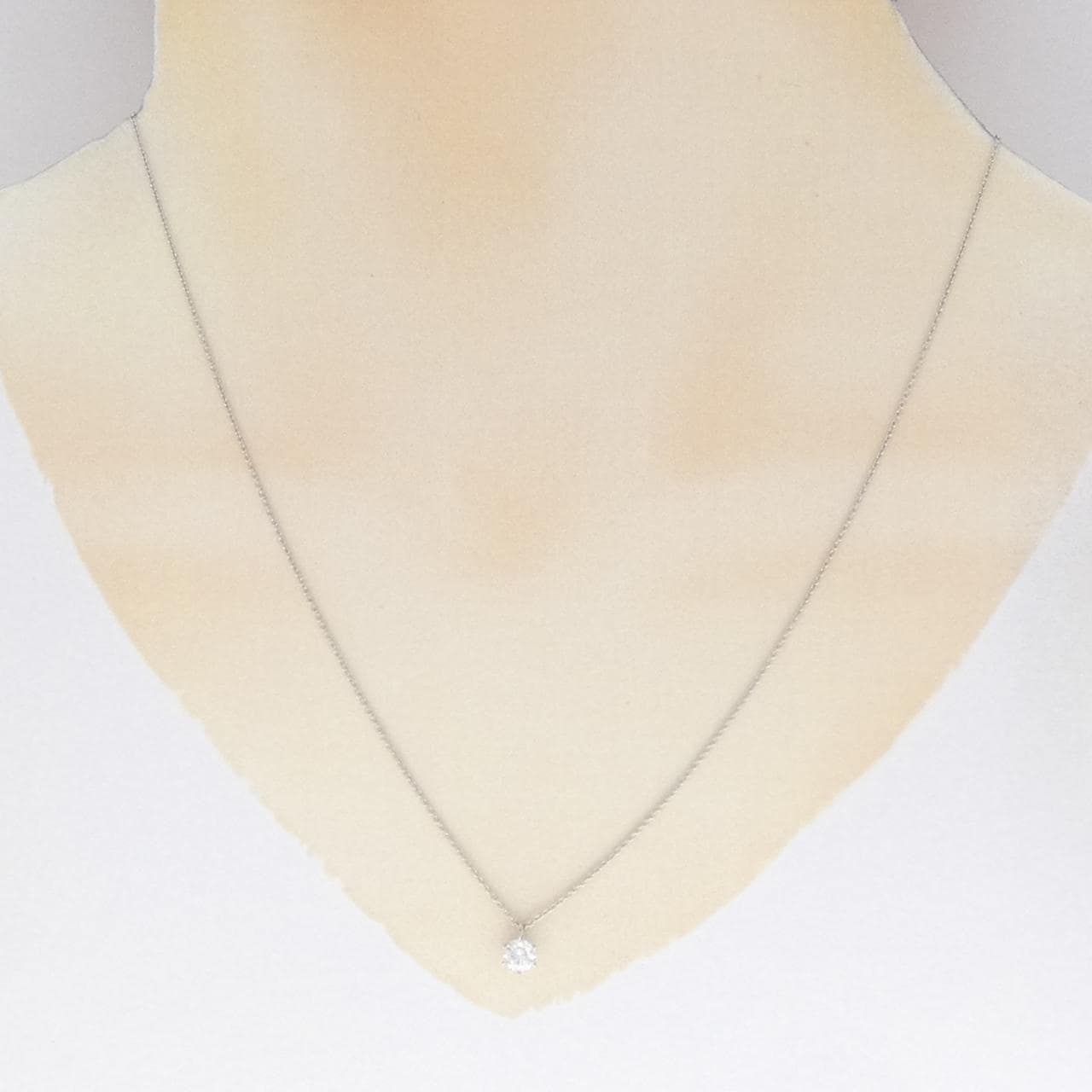[Remake] PT900/PT850 Diamond Necklace 0.328CT E I1 VG