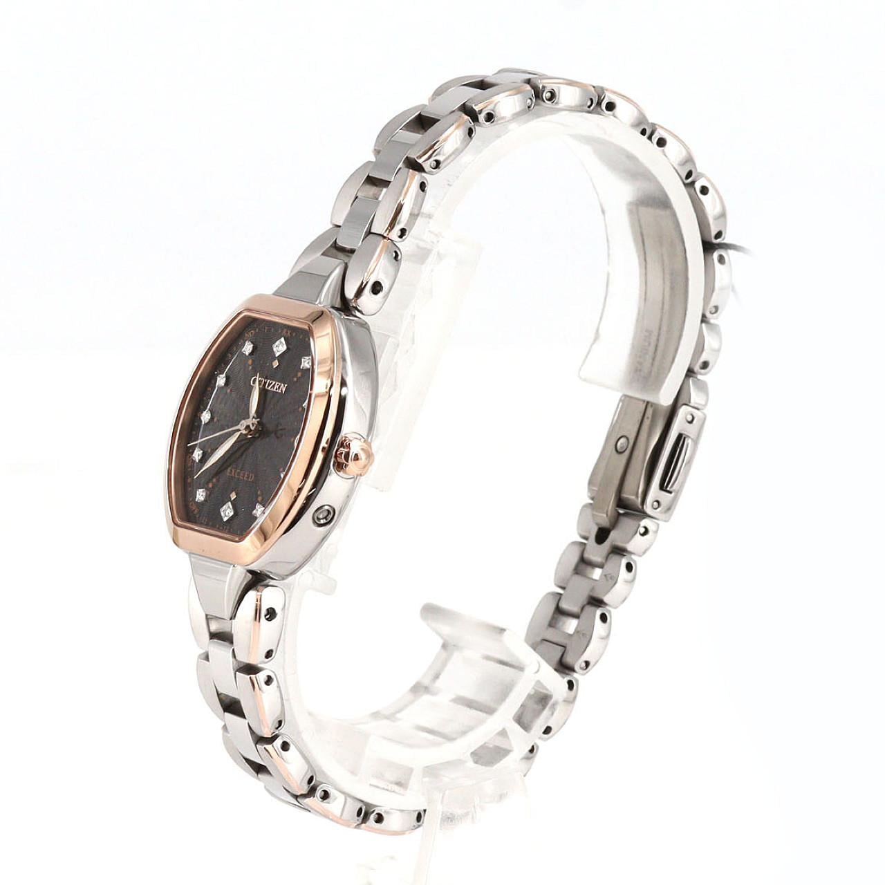 【新品】CITIZEN Exceed 电波表 11P H060-A5T7003/ES9485-52E TI 太阳能石英