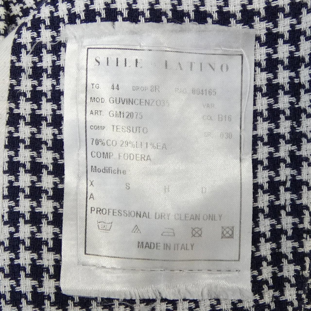 スティレラティーノ STILE LATINO NAPOLI ジャケット