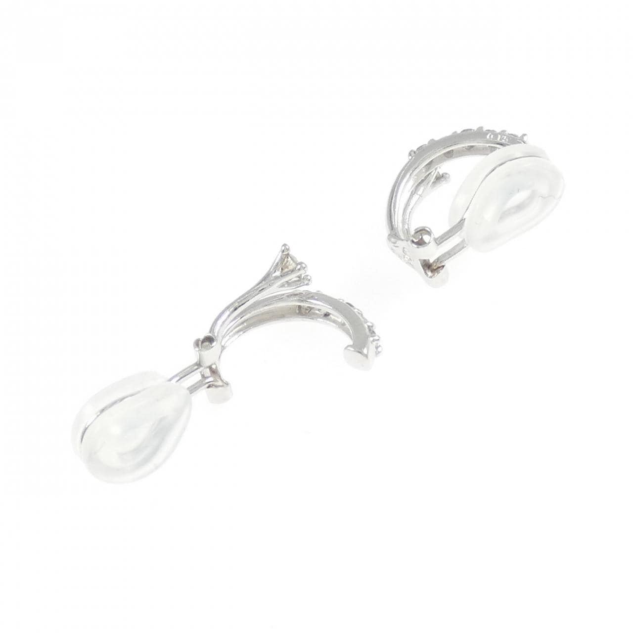 PT900/K14WG ダイヤモンド イヤリング 0.30CT