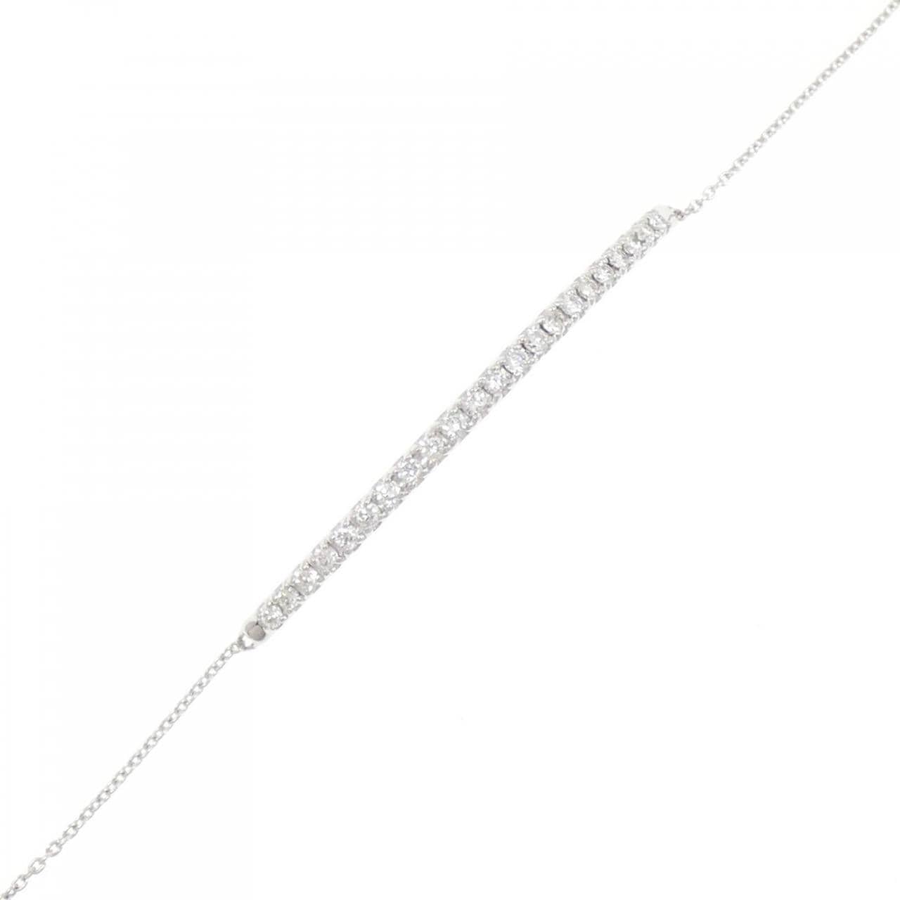 K18WG ダイヤモンド ブレスレット 0.43CT