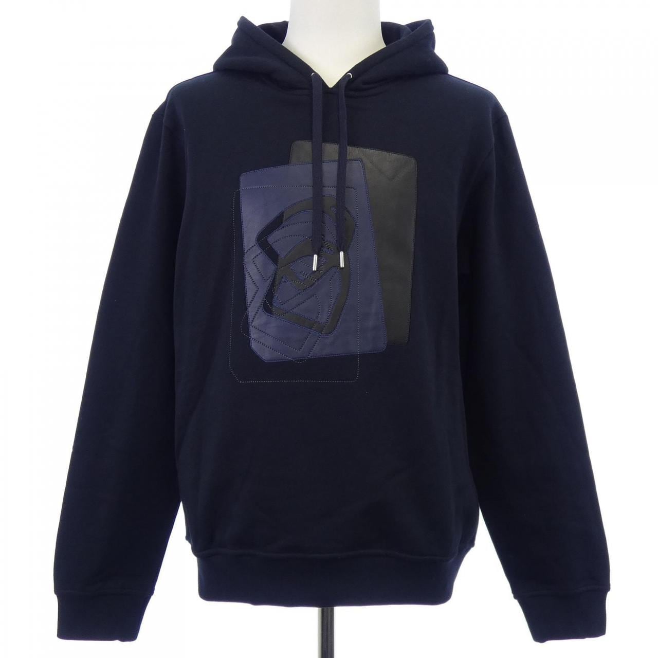 エルメス HERMES フーデッドパーカレザーパッチ　ETRIERS DECALES 367800HA パーカー