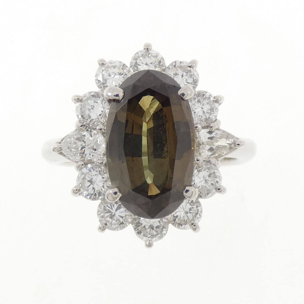 PT900 クリソベリルキャッツアイ リング 3.204CT