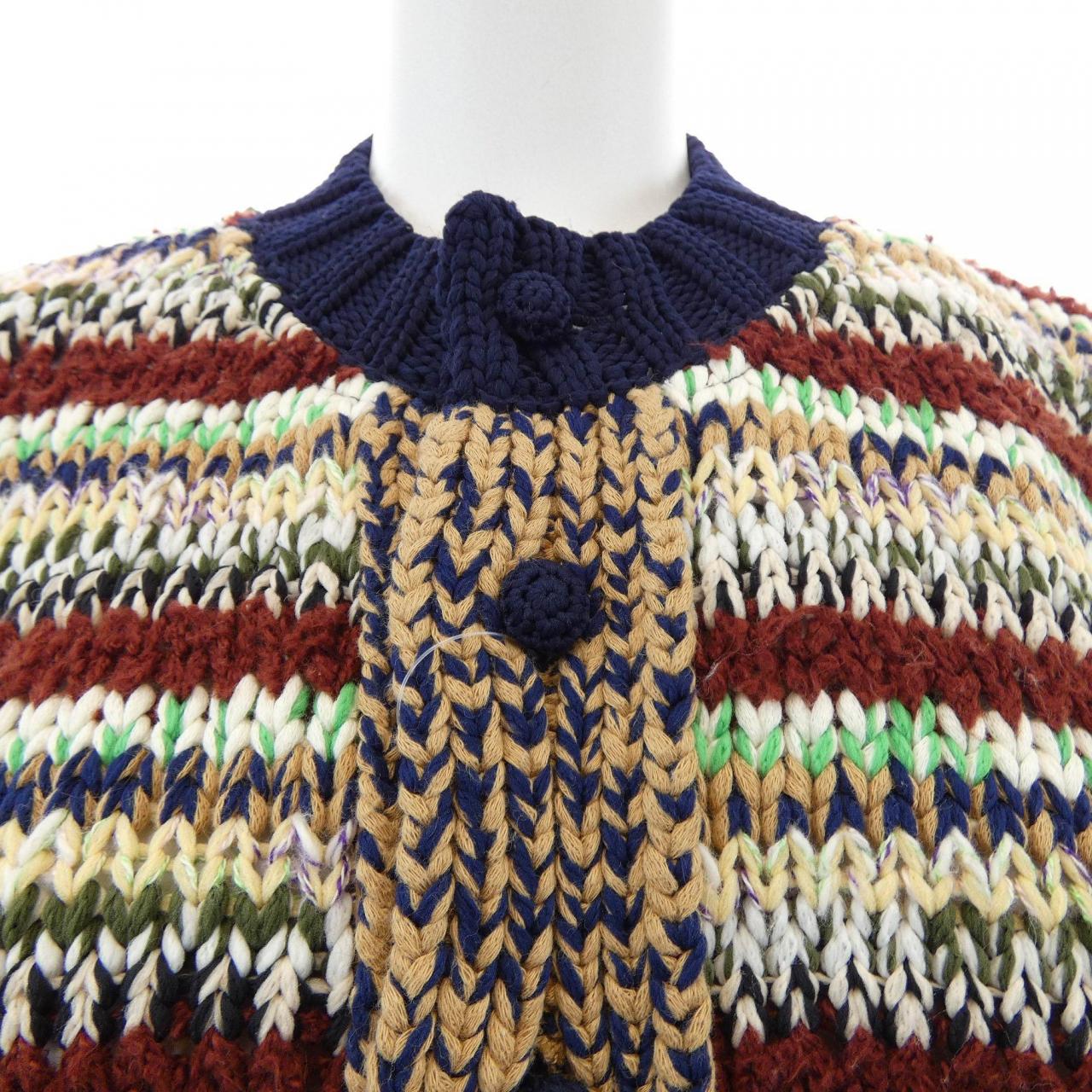 サカイ SACAI MIX KNIT CARDIGAN 26-08339 カーディガン
