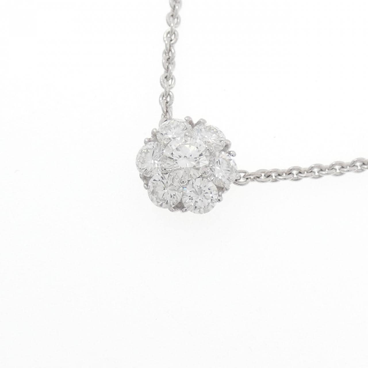 750WG ダイヤモンド ネックレス 5.28CT