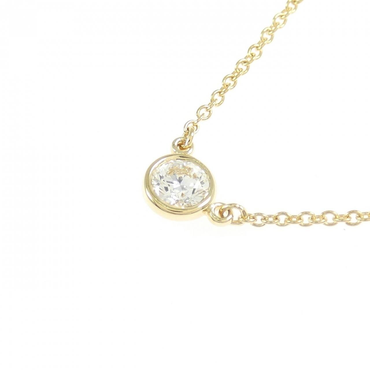 ティファニー バイザヤード ネックレス 0.22CT I VVS2 3EXT