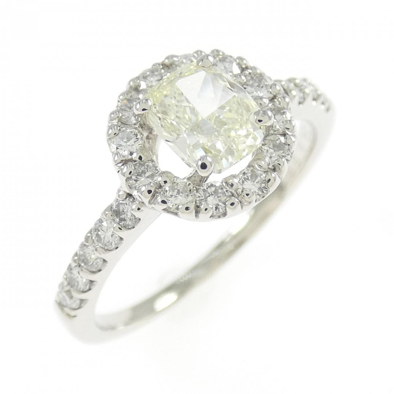 PT900 ダイヤモンド リング 0.597CT M VS1 ファンシーカット