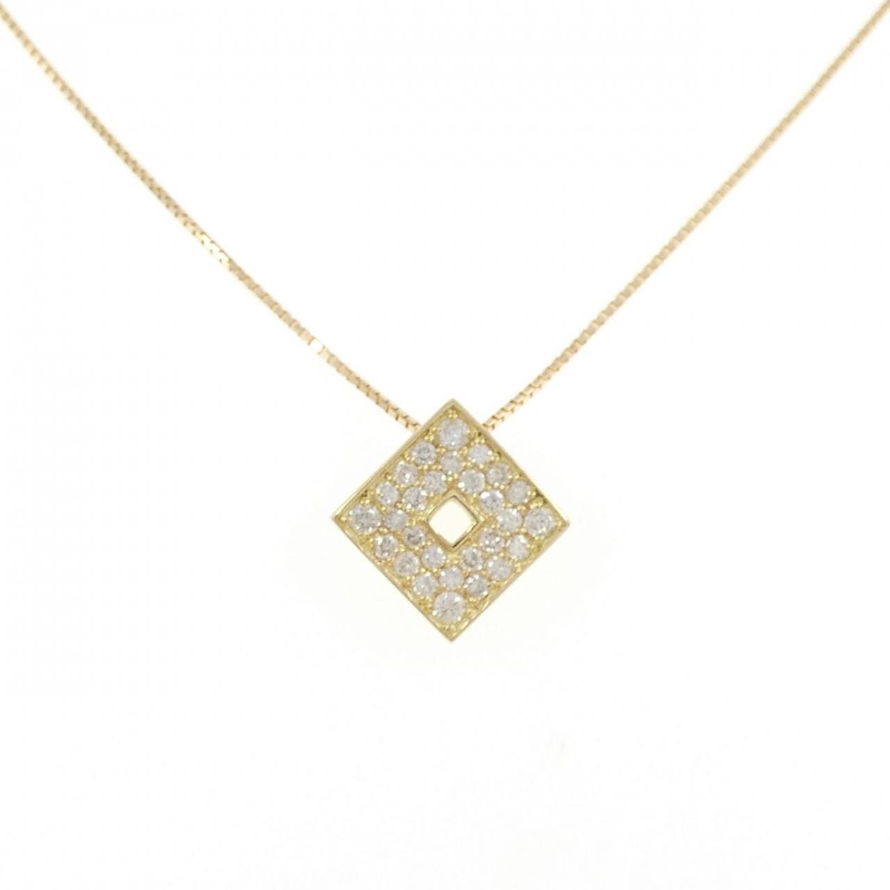 K18YG ダイヤモンド ネックレス 0.35CT