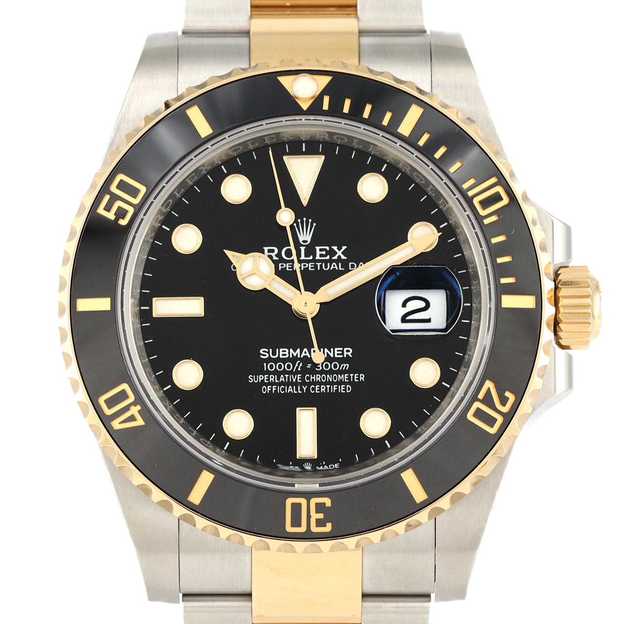 ロレックス サブマリーナーデイト 126613LN SSxYG 自動巻 ランダム番