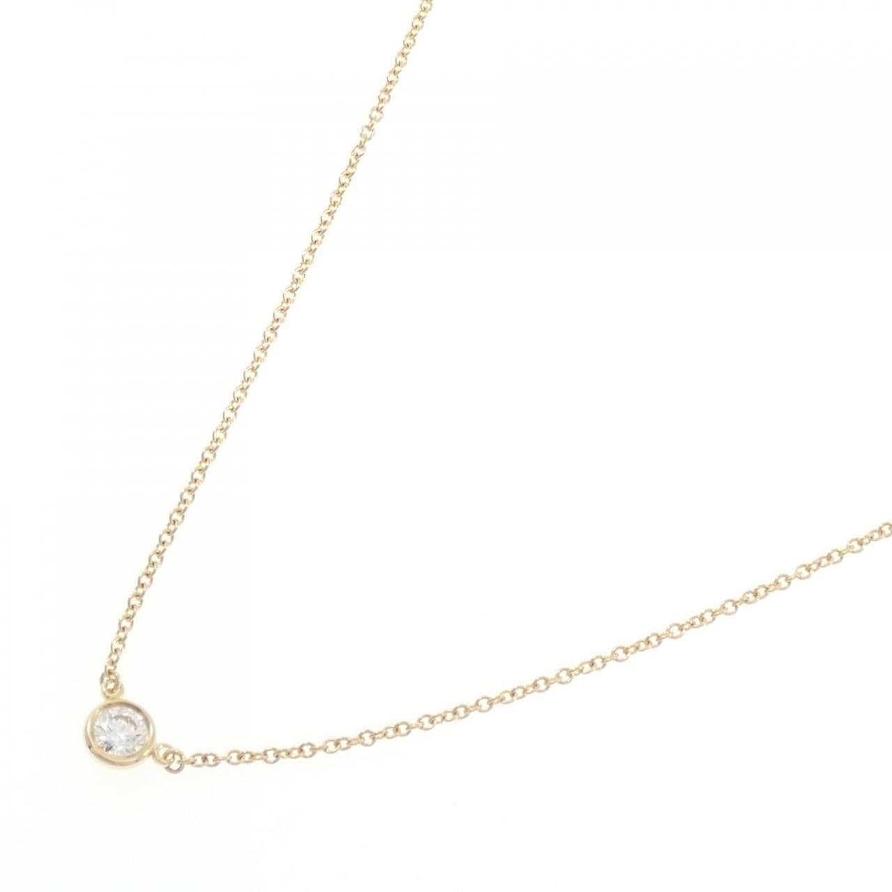 ティファニー バイザヤード ネックレス 0.18CT G VVS1 EXT