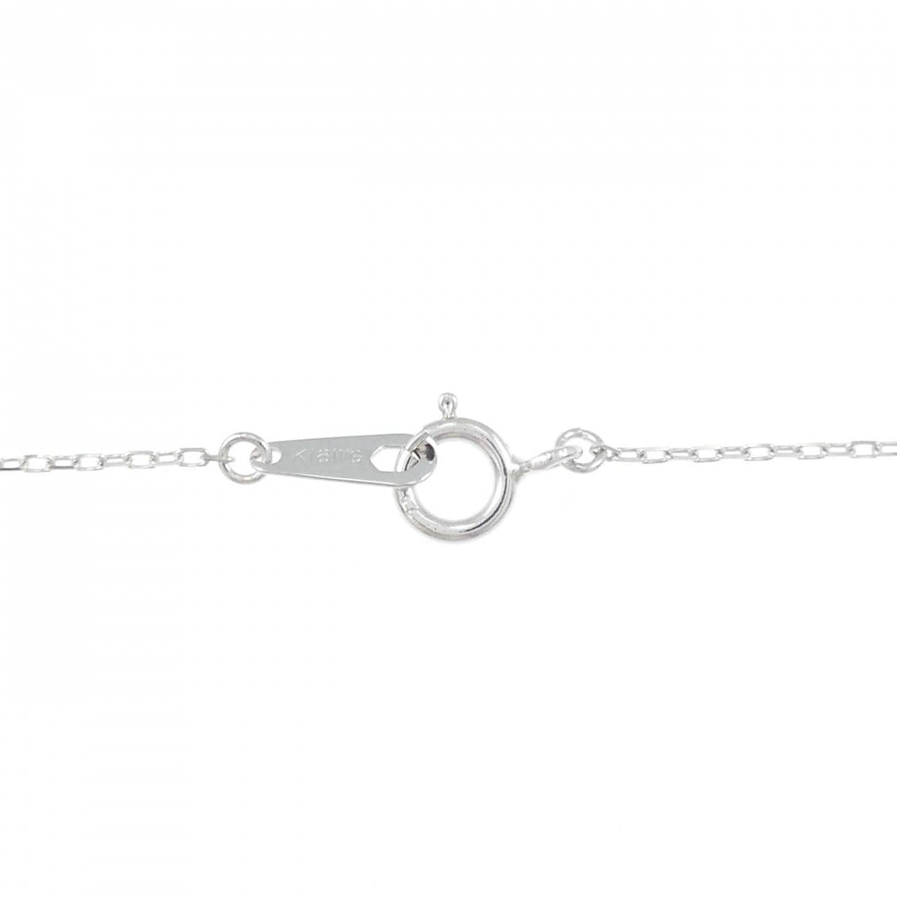 K18WG ダイヤモンド ネックレス 0.10CT