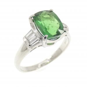 PT900 グリーンガーネット リング 2.021CT