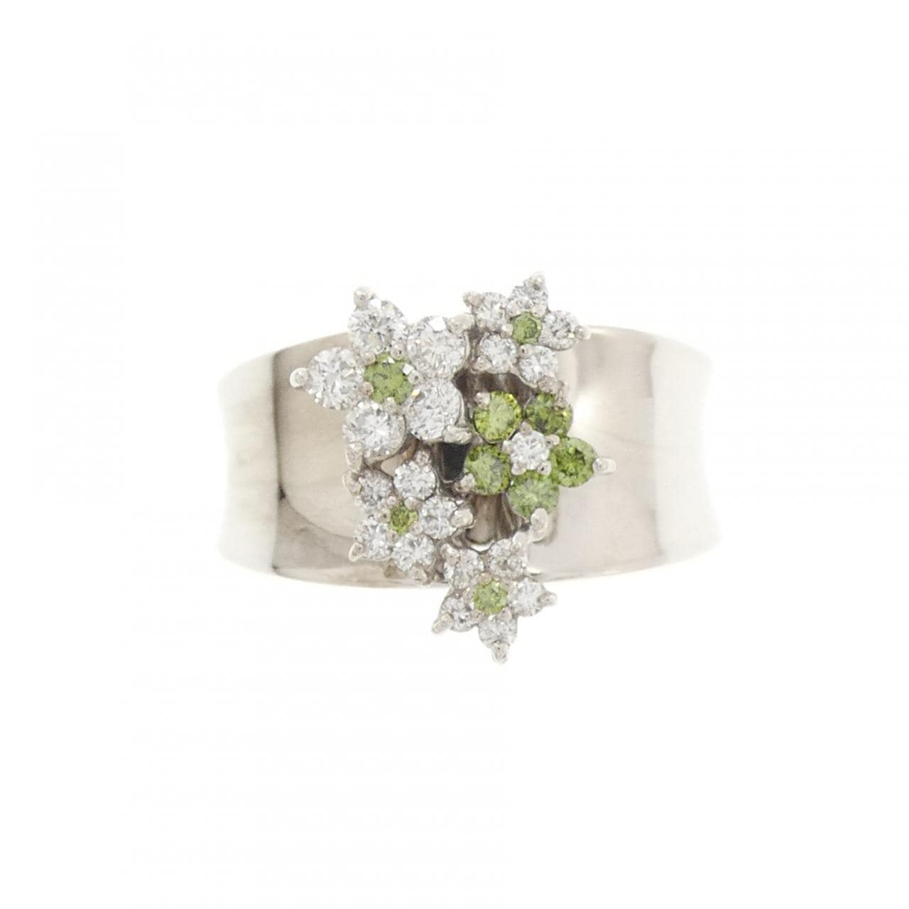 ポンテヴェキオ フラワー リング 0.17CT