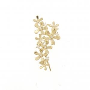 アーカー フルール ブリリアン ピアス 0.11CT 片耳