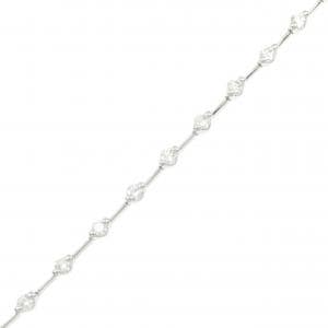 K18WG ダイヤモンド ブレスレット 2.00CT