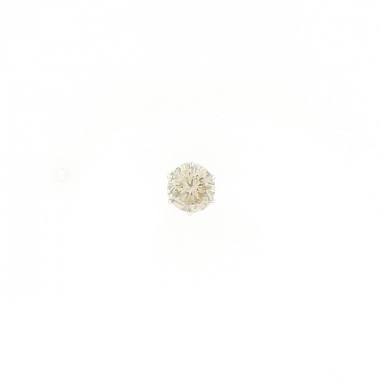PT900 ダイヤモンド ピアス 0.61CT 片耳