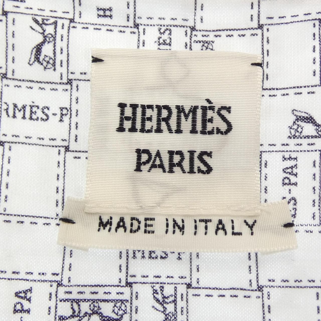 エルメス HERMES BOLDUC AU CARRE ボルデュックチェック 5E4645DK Tシャツ