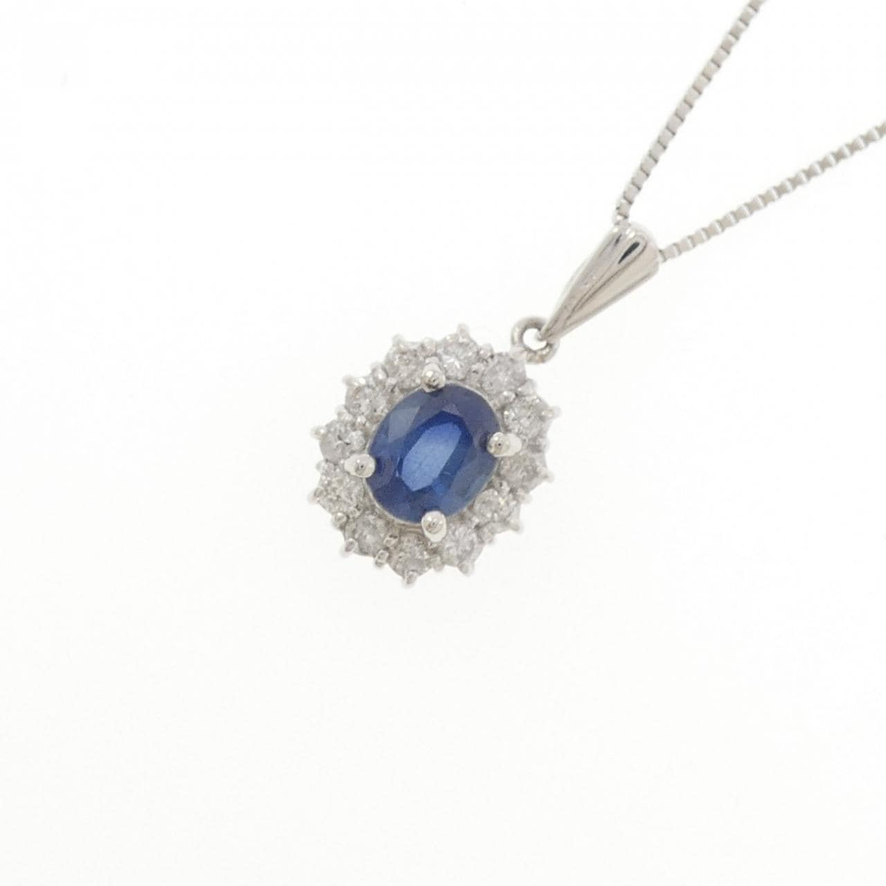 PT/PT850 サファイヤ ネックレス 1.00CT