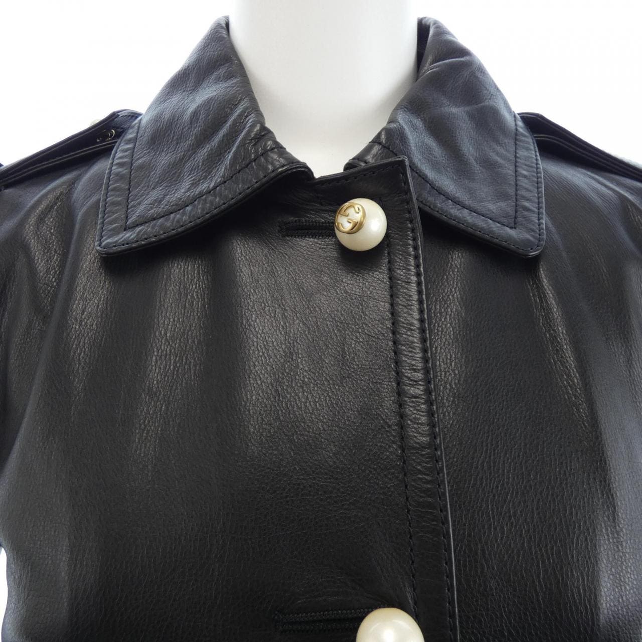 グッチ GUCCI 433930-XN597 レザーコート