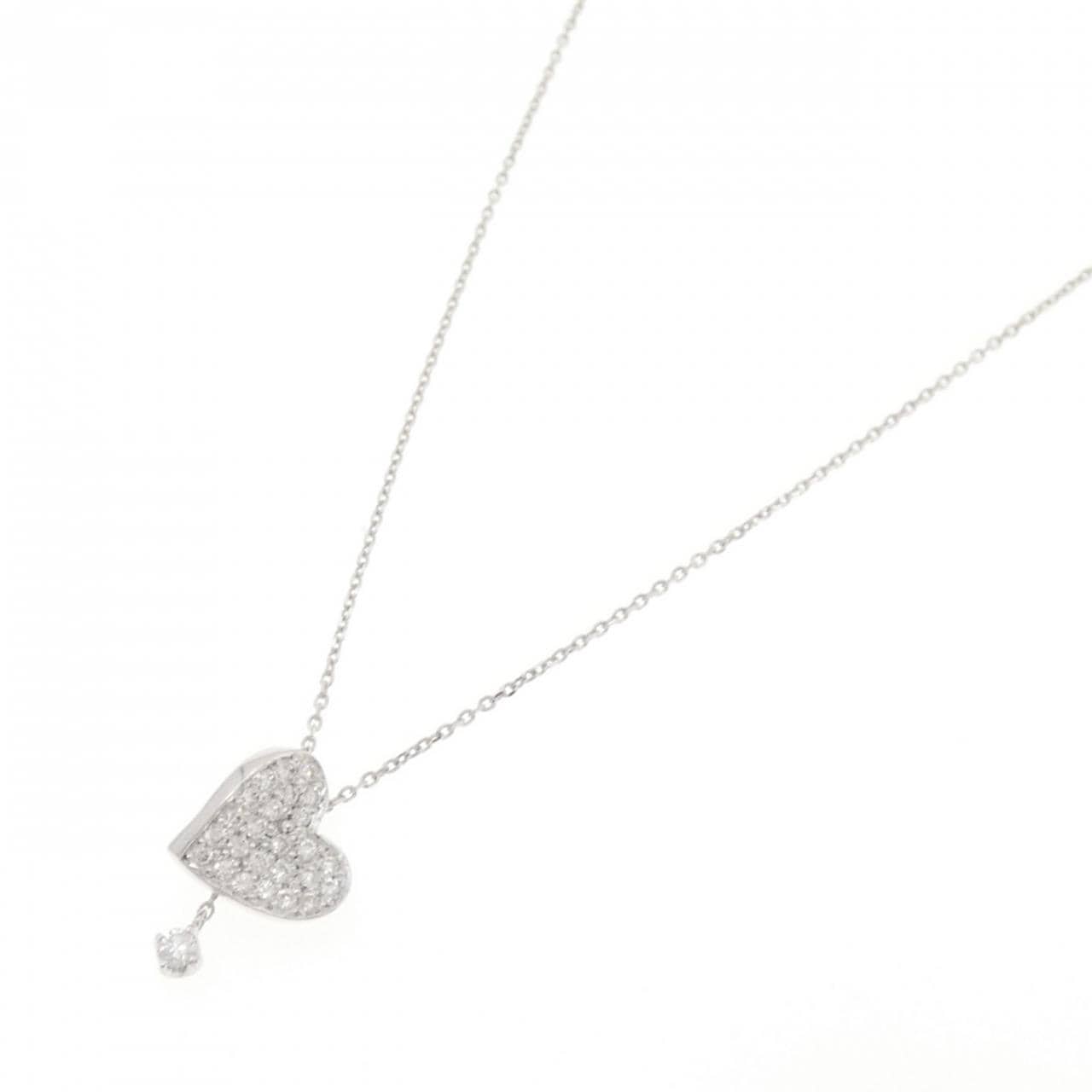 ヴァンドーム ハート ダイヤモンド ネックレス 0.30CT