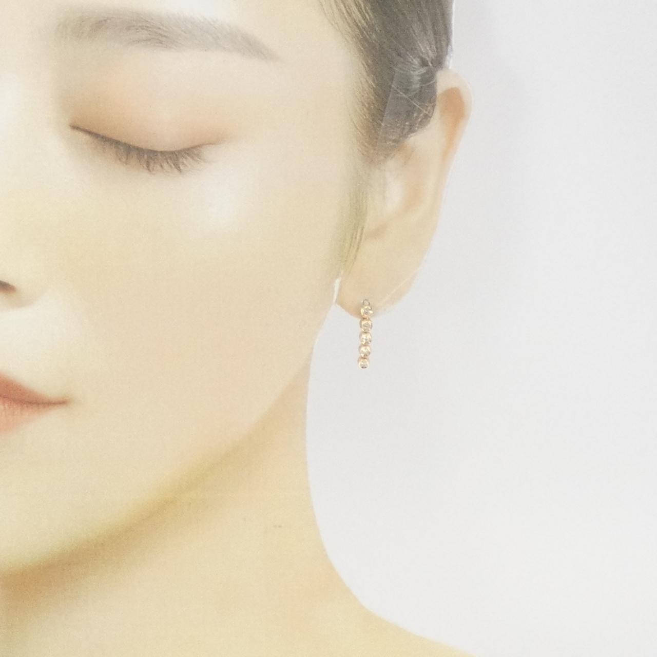 K18YG ダイヤモンド ピアス 0.20CT