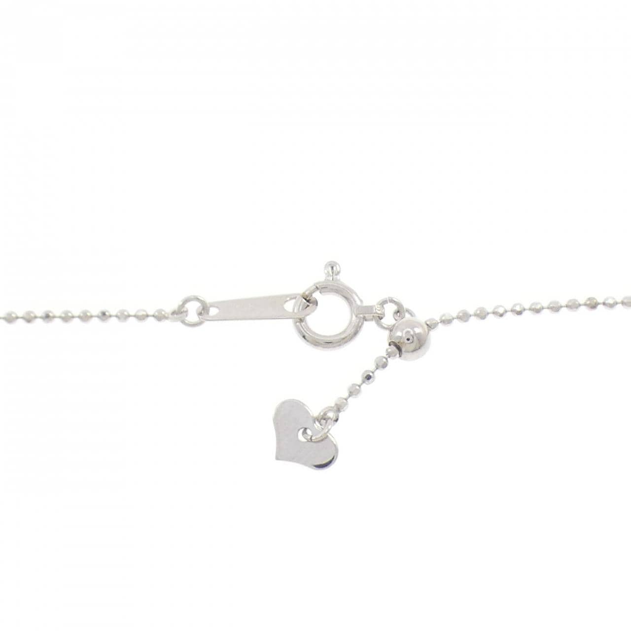 K18WG ダイヤモンド ネックレス 1.17CT