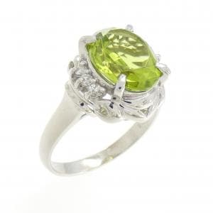 PT900 ペリドット リング 2.75CT