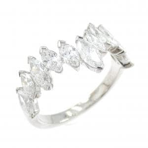 750WG ダイヤモンド リング 1.70CT