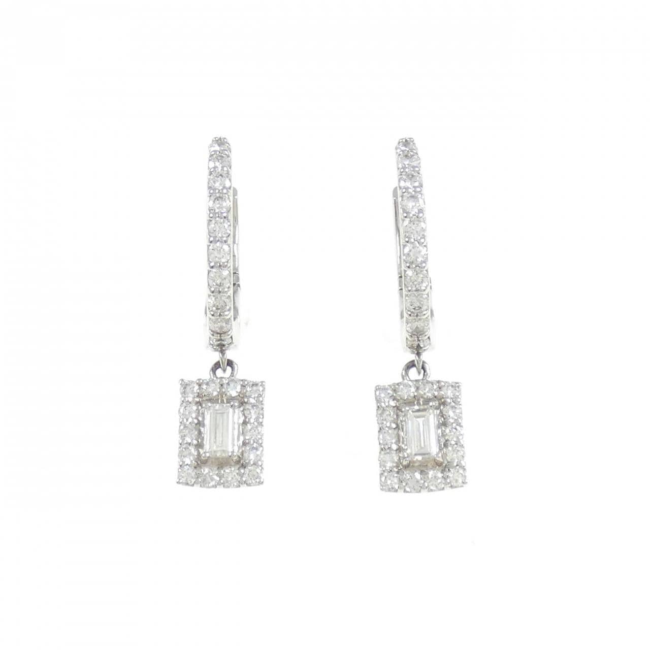 [BRAND NEW] PT900 Diamond earrings 0.50CT
