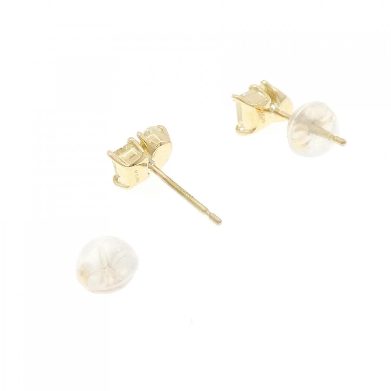 [新品] K18YG钻石耳环 0.60CT