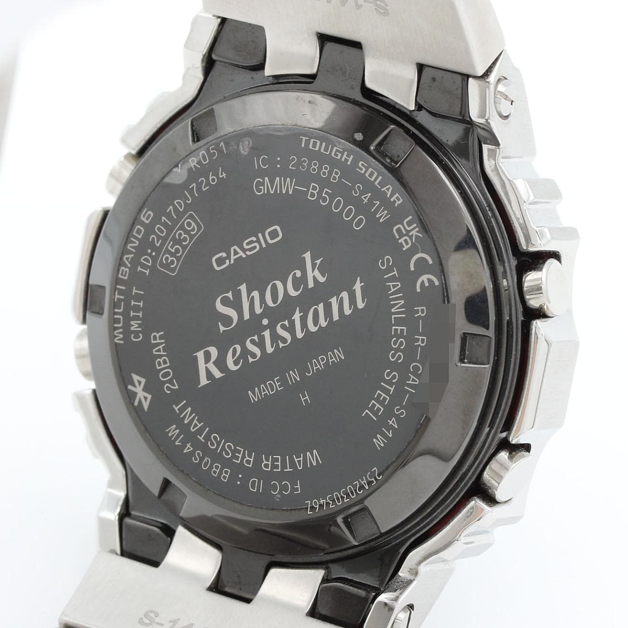 カシオ G-SHOCK 電波時計 GMW-B5000D-1CJF SS ソーラークォーツ